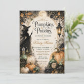 Invitation Pumpkins & Potions Anniversaire Halloween (Debout devant)