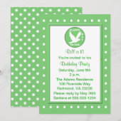 Invitation Pun amusant Enfants volant Birthday Party (Devant / Derrière)