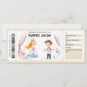 Invitation Puppet Show Gift Certificate (Devant)