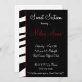 Invitation purbeng2, tu es invité à un doux 16... (Devant / Derrière)