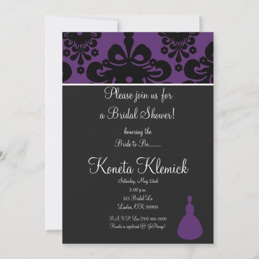 Invitation purblack copy, blacksilhouette, rejoignez-nous... (Devant)