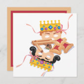 Invitation Purim Mask et Cookies (Devant / Derrière)