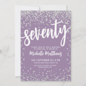 Invitation Purple 70e anniversaire (Devant)