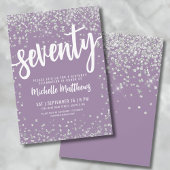Invitation Purple 70e anniversaire