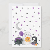 Invitation Purple A Little Boo Baby shower (Dos)