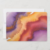 Invitation Purple and Sage Green Roses Rehearsal Dinner (Dos)