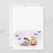 Invitation Purple Baby is Brewing Halloween Baby Shower (Dos)