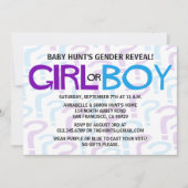 Invitation Purple & Blue Typography (Devant)