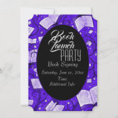 Invitation Purple Book Launch Party (Devant)