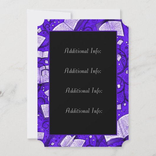 Invitation Purple Book Launch Party (Dos)