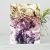 Invitation Purple Brown Smoky Dust Abstrait (Debout devant)