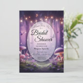 Invitation Purple Butterflies and Starlit Skies Bridal Shower (Debout devant)