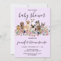 Purple Chien Animal de compagnie Famille Baby show