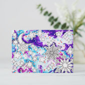 Invitation Purple Christmas (Debout devant)