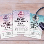 Invitation Purple Dans Ma Musique De L'Ère D'Anniversaire<br><div class="desc">À Mon Époque D'Anniversaire,  Quel Que Soit L'Âge De Fête D'Anniversaire Invitation. This In My Birthday Era Any Age Birthday Party Invitation est le moyen idéal pour les amis invitations et la famille à votre fête d'anniversaire.</div>