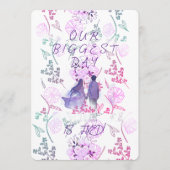 Invitation Purple date (Devant)