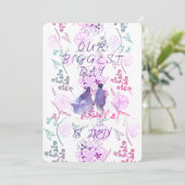 Invitation Purple date (Debout devant)