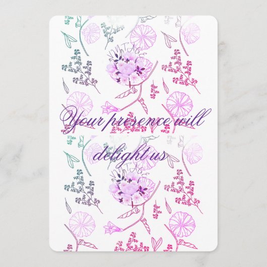 Invitation Purple date (Dos)