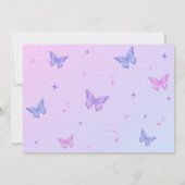 Invitation Purple Disco Dans Mon Anniversaire Photo Anniversa (Dos)