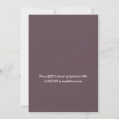 Invitation Purple Floral Botanical Wedding (Dos)