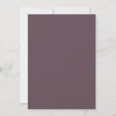 Invitation Purple Floral Botanical Wedding (Dos)