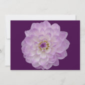 Invitation Purple Floral Serez-vous mon maître d'honneur ? (Dos)