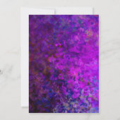 Invitation Purple Frame 50e anniversaire (Dos)