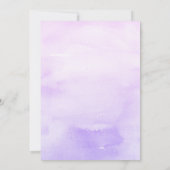 Invitation Purple Gold Parties scintillant Petit Citrouille A (Dos)