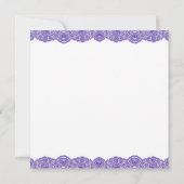 Invitation Purple Lace Cross (Dos)