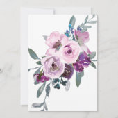 Invitation Purple Lavender Boho Floral Geometry Hens Party (Dos)