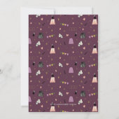 Invitation Purple Magic Show Kids Birthday (Dos)