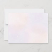 Invitation Purple Mermaid Nursery Note Card (Dos)