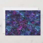 Invitation Purple Midnight Crystal Galaxy photo 21e anniversa (Dos)