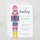 INVITATION PURPLE NOËL NUTCRACKER FÊTE DE FÊTE (Devant)