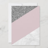 Invitation Purple Parties scintillant 2023 Graduation (Dos)