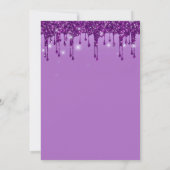 Invitation Purple Parties scintillant Drives Sweet sixteen fê (Dos)