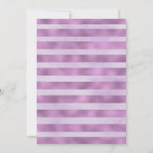 Invitation Purple Printemps Floral Vase Bridal Show Invitatio (Dos)