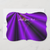 Invitation Purple Rainbow Dreams, Angel Wings (Dos)