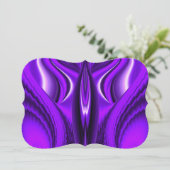 Invitation Purple Rainbow Dreams, Angel Wings (Debout devant)
