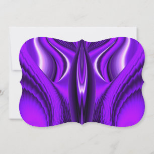 Invitation Purple Rainbow Dreams, Angel Wings