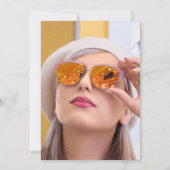 Invitation Purple Retro Super Photo 30th Birthday Party (Dos)