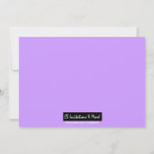 Invitation Purple Rock & Bowl Avec Photo Bowl Party (Dos)