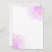 Invitation Purple Sirène Splish Splash Girl Anniversaire (Dos)