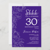 Invitation Purple Surprise 30e anniversaire (Devant)