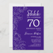 Invitation Purple Surprise 70e anniversaire (Devant)