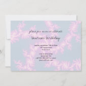 Invitation Purple Swirl - Art Fractal (Dos)