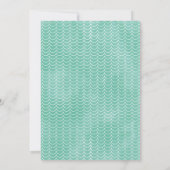 Invitation Purple Turquoise Notre Petite Sirène 1er Anniversa (Dos)