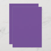 Invitation Purple, Violet Gris, Violet Lavande, (Devant / Derrière)
