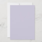 Invitation Purple White Hydrangeas Floral Wedding (Dos)