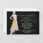 Invitation Puttin'On the Ritz 20's Flapper Party (Devant)